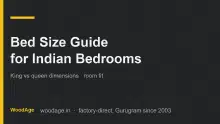 Bed Size Guide for Indian Bedrooms: King vs Queen vs Single Dimensions and Room Fit (2026)