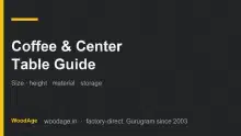 Coffee and Center Table Guide: Size, Height, Material and Storage for Indian Living Rooms (2026)