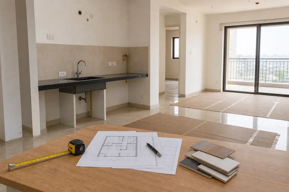 Dwarka Expressway new possession apartment visual reference for interior planning