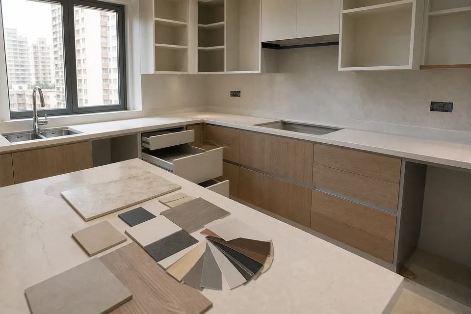 Modular kitchen BOQ scope visual reference for Gurgaon cost planning