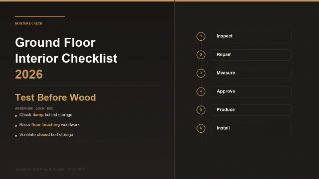 Ground-Floor Moisture Checklist for Interiors