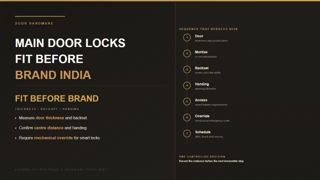 Main Door Locks: Yale, Godrej, Dorset and Ozone