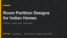 Room Partition Designs for Indian Homes: CNC Jali, Wooden Slats, Fluted Glass — With Costs (2026)