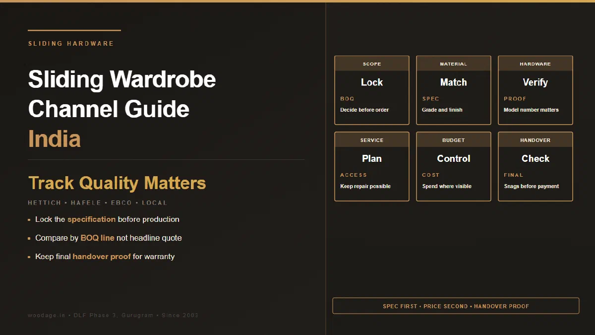 Sliding Wardrobe Channel and Hardware Guide: Hettich, Hafele, Ebco and Local Systems Compared