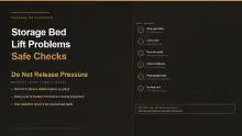 Storage Bed Lift Problems: Safe Checks Before a Service Call