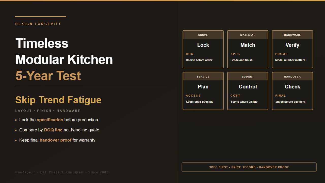 How to Design a Modular Kitchen That Does Not Look Dated in 5 Years